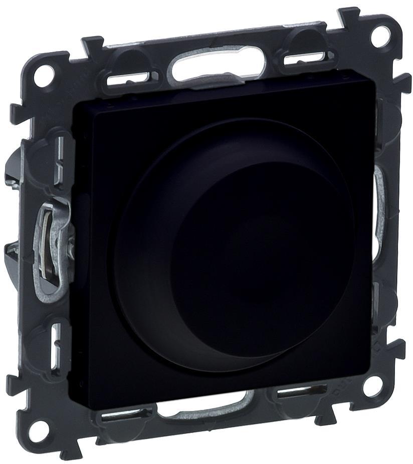 Димер ротативен R=5-300W L=5-300VA LED=5-75W цвят черен Valena Life Legrand, LEGRAND, 756360