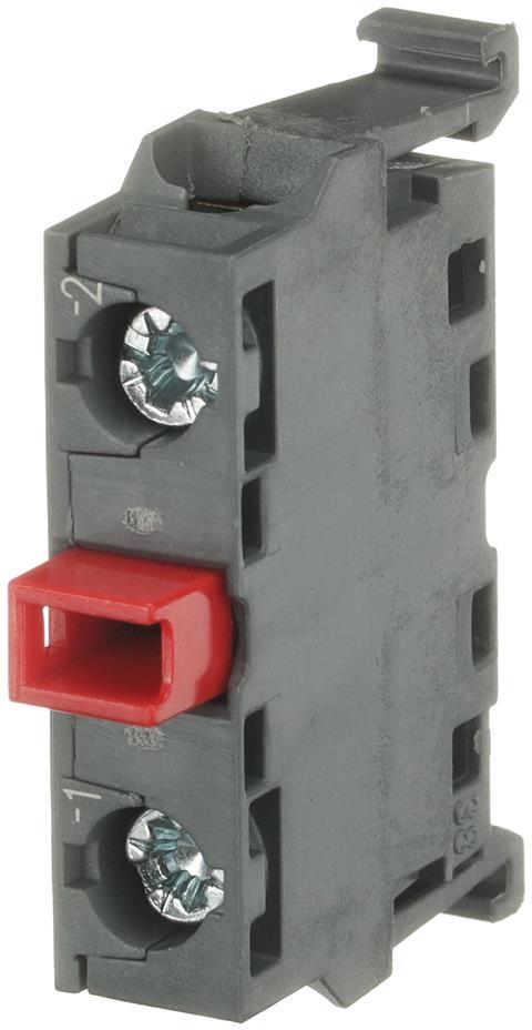Допълнителен контакт 1xNC MCB-01B за държач с 3 или 5 гнезда Modular ABB, 1SFA611610R2010