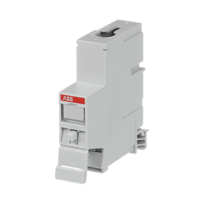 Розетка RJ45 Cat.6 UTP DIN монтаж ABB, 2CDG120036R0011