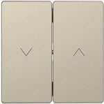 Лицев панел за ключ/бутон за щори цвят Сахара System Design Merten SE, SCHNEIDER ELECTRIC, MTN3855-6033