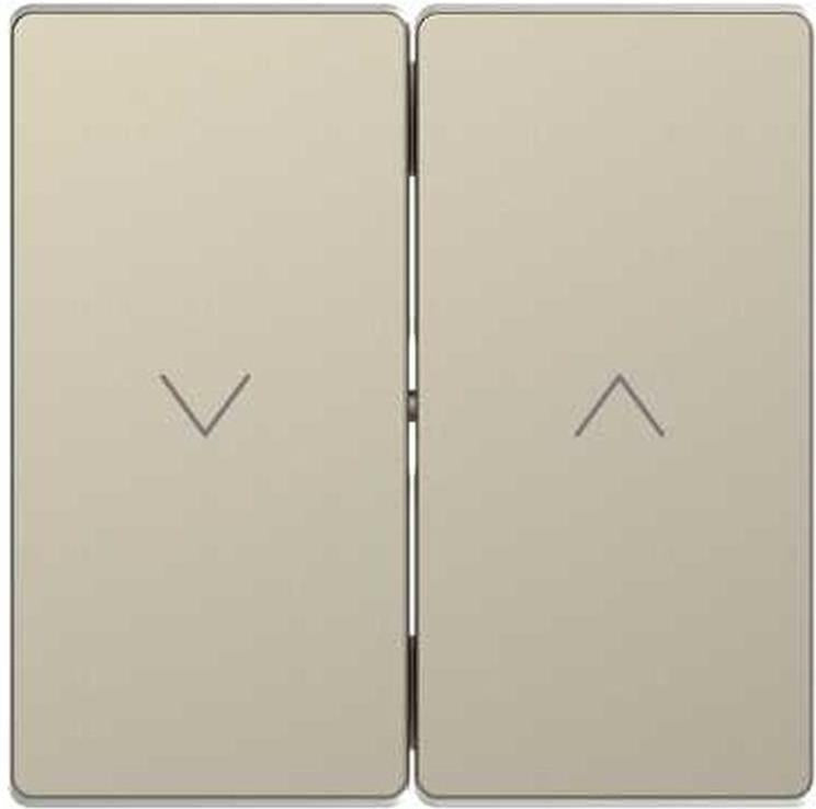Лицев панел за ключ/бутон за щори цвят Сахара System Design Merten SE, SCHNEIDER ELECTRIC, MTN3855-6033