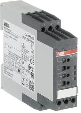 Реле за контрол на фази, последователност, CM-MPS.43S, 2c/o, L1-L2-L3=300...500Vac ABB, 1SVR730884R4300