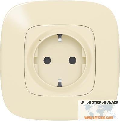 Контакт шуко 16A Smart Valena Allure Крем с рамка Legrand с Netatmo - 752694