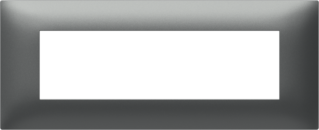 Рамка 7 мод. цвят Антрацит Thin Modul TEM, OT70AT