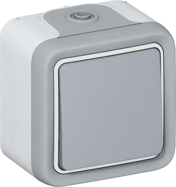 Кръстат ключ IP55 открит монтаж цвят Сив Plexo Legrand /до изчерпване/, LEGRAND, 69716