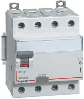 ДТЗ 4P 63A 30mА серия DX3 ID тип AC LN Legrand, LEGRAND НИСКО НАПРЕЖЕНИЕ, 411662