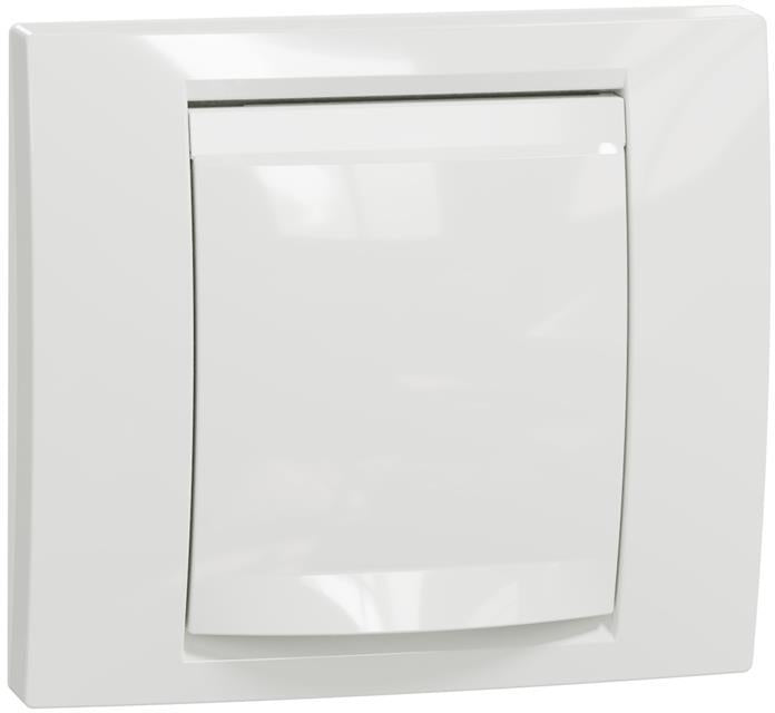 Лицева рамка с капак IP44 1х цвят Бял Unica SE, SCHNEIDER ELECTRIC, NU044218