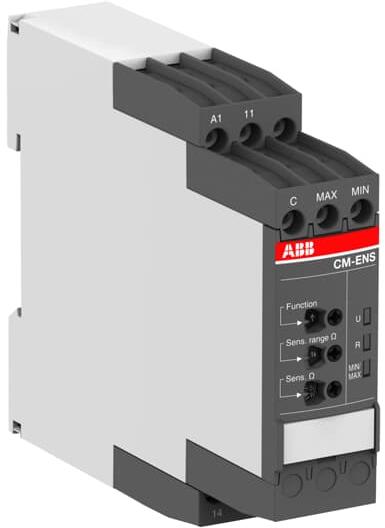 Реле за контрол на ниво, CM-ENS, 0.1-1000kOhm, 1c/o 4A, 24...240Vac/dc ABB, 1SVR730850R0200