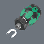 Комплект отвертка с битове, 2х шлиц, 2х PH и 2x PZ, Stubby 2 Kraftform Kompakt Wera - W008874