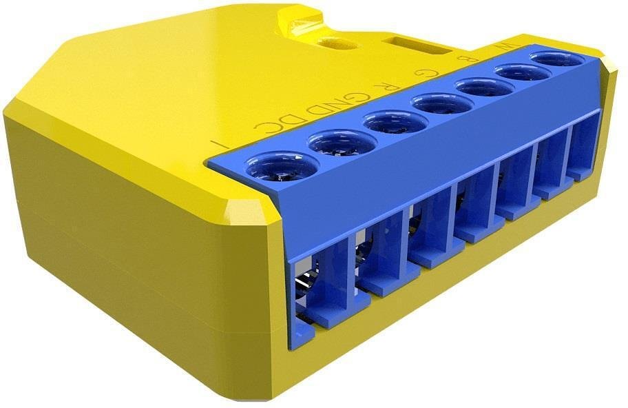 Микромодул Smart реле 4х димер за ленти 144W@12V, 288W@24V Shelly RGBW2 - 262191