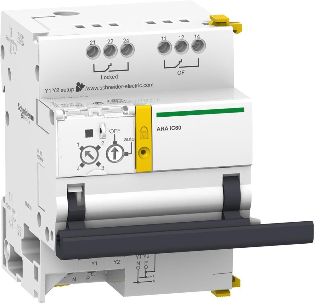 Модул за автоматично управление 230Vac Acti 9 ARA за iC60 1P-1PN-2P 3.5 мод. SE, SCHNEIDER ELECTRIC НИСКО НАПРЕЖЕНИЕ, A9C70132