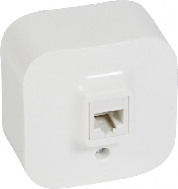 Розетка RJ11 IP21 открит монтаж цвят Бял Forix Legrand, LEGRAND, 782414