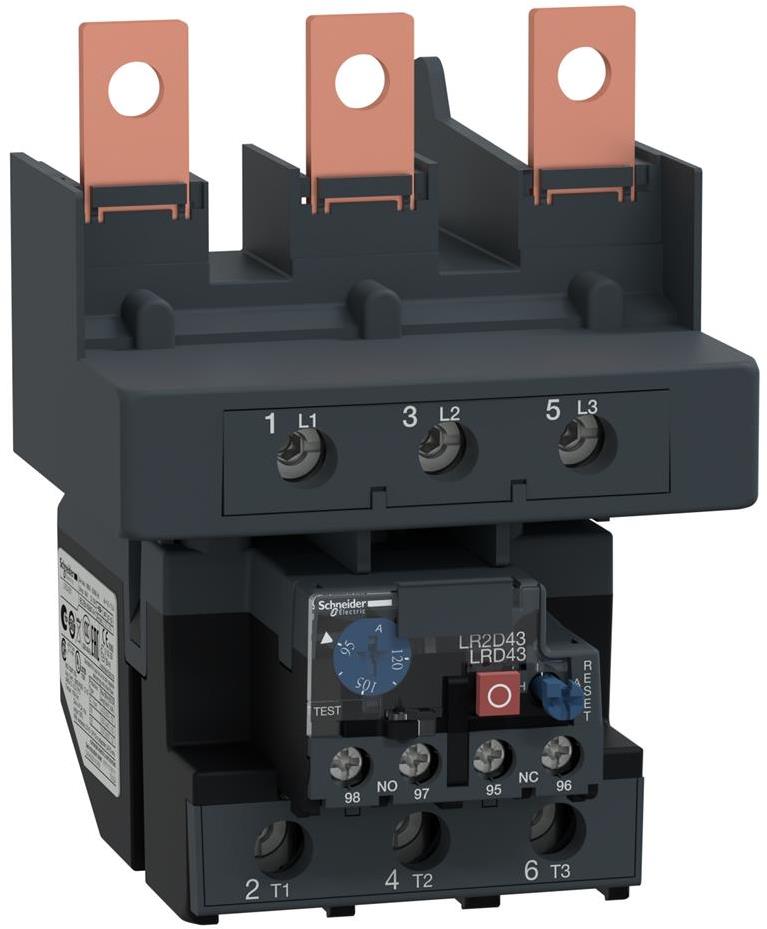 Термична защита TeSys D 95...120A 1NO-1NC SE, SCHNEIDER ELECTRIC НИСКО НАПРЕЖЕНИЕ, LRD4367