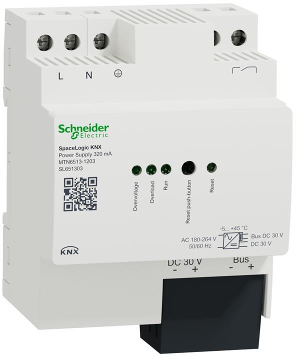 Захранващ блок SpaceLogic 320mA 4DIN KNX SE, MTN6513-1203