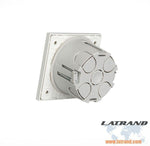 Единичен контакт  с 2хUSB бял  16А -250 V + две розетки - 1990, Latrans