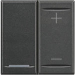 Димер бутонен R=3-400W L=3-400VA LED=3-75W 2 мод. цвят Антрацит Axolute Bticino, BTICINO, HS4411