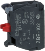 Контактен блок 1NC винтови клеми Ø22mm SE, SCHNEIDER ELECTRIC НИСКО НАПРЕЖЕНИЕ, ZBE102