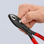 Клещи екстрактори за болтове TwinGrip, червена ръкохватка 200мм, Knipex - K8201200