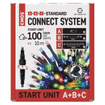 Комплект коледни лампички 100x LED многоцветни 10м IP44 с таймер CONNECT EMOS - D1AM01
