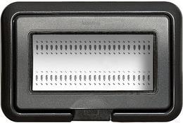 Лицева рамка + носеща IP55 4 мод. цвят Антрацит LL Bticino, BTICINO, 24604L