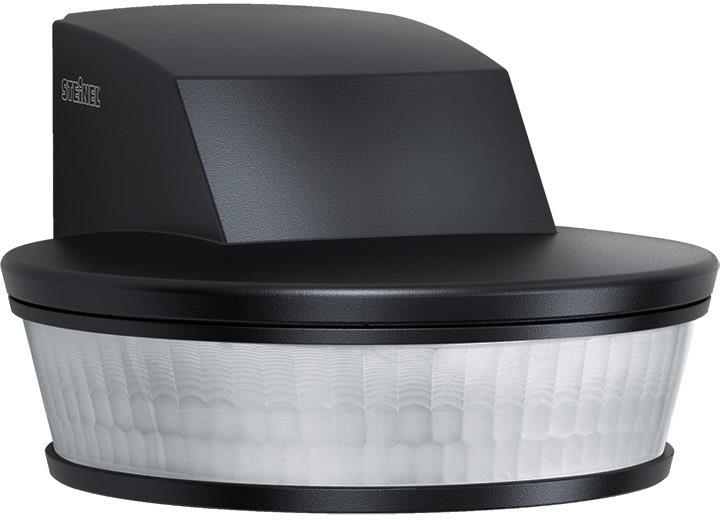 Датчик за движение PIR, за открит монтаж на стена, 300°, обхват 3x 20m @ h=2m, IP54, sensIQ S, цвят Черен, Steinel, STEINEL, SL034979