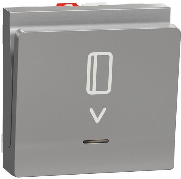 Енергоспестител NO/NC 2 мод. цвят Алуминий Unica SE, SCHNEIDER ELECTRIC, NU328330