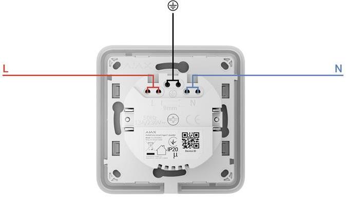 Контакт Smart шуко с детска защита механизъм, OutletCore Ajax, AJAX, 72569.165.WH1