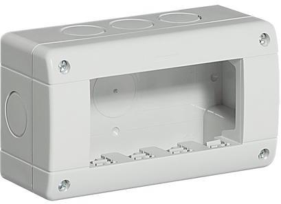 Кутия цвят Сив IP 40 4 модула LL Bticino, BTICINO, 24404