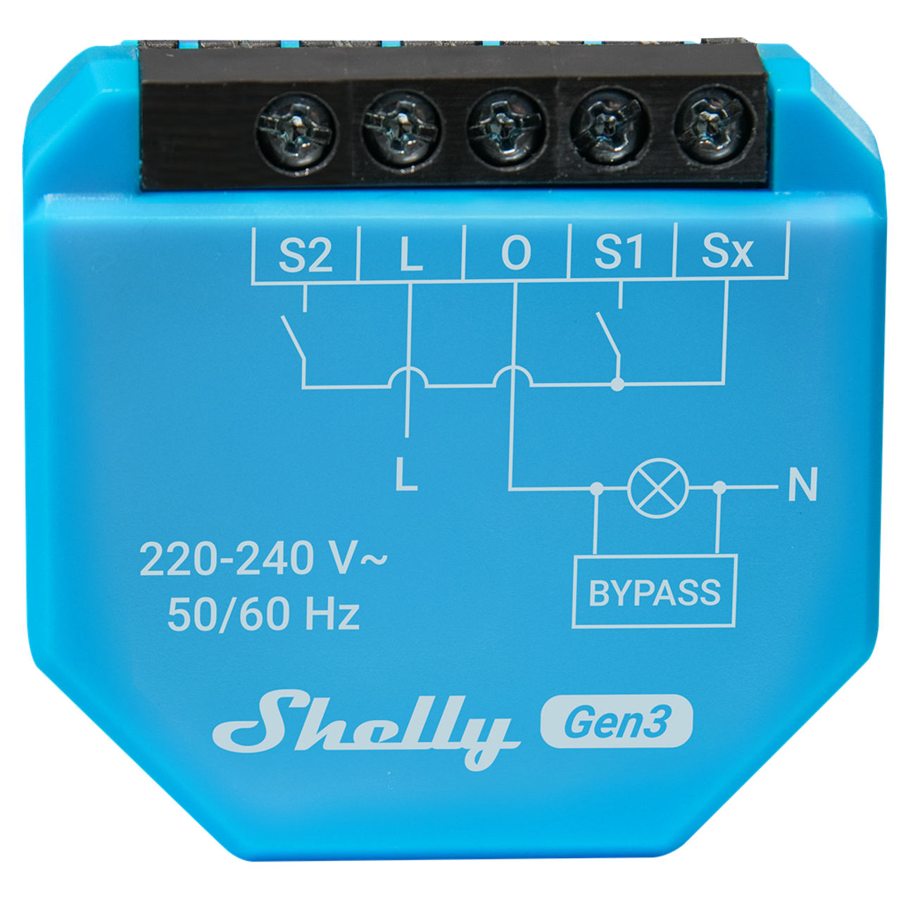 Микромодул Smart реле 1x On/Off 1.2A БЕЗ НЕУТРАЛА – Shelly 1L Gen3 261637
