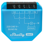 Микромодул Smart реле 1x On/Off 1.2A БЕЗ НЕУТРАЛА – Shelly 1L Gen3 261637