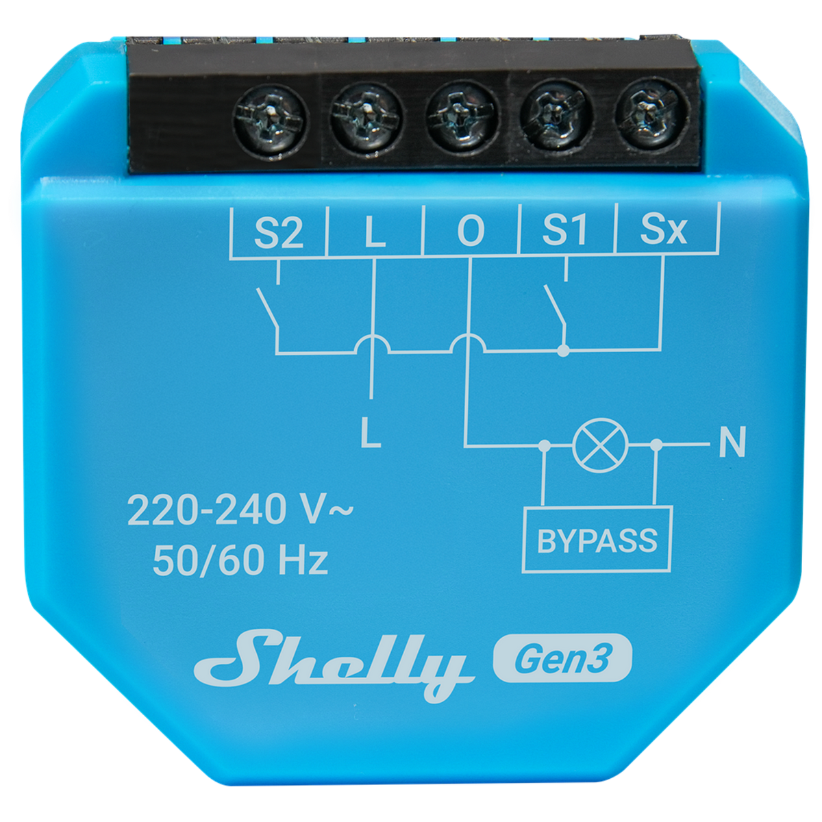 Микромодул Smart реле 1x On/Off 1.2A БЕЗ НЕУТРАЛА – Shelly 1L Gen3 261637