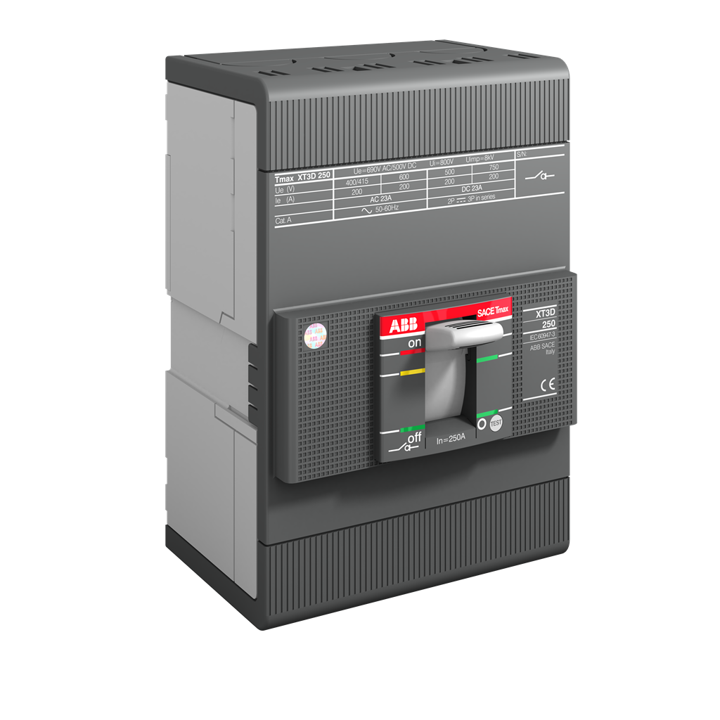 Товаров прекъсвач XT3D 3P 250А АВВ, ABB, 1SDA068210R1