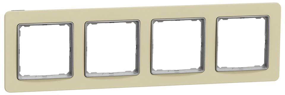 Рамка 4х цвят Пясък Sedna SE, SCHNEIDER ELECTRIC, SDD392804