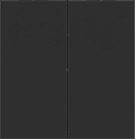 Лицев панел за 2 бутона вертикално 30x60 Linea71 Fenix Black Ingo EKINEX, EK-T2R-FNI