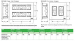 Моноблок за скрит монтаж 2x8 мод. Антибактериален Unica System+ SE, SCHNEIDER ELECTRIC, NU171820