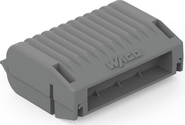 Кутия с гел GelBox Wago за клема до 4мм2, IP x8, 33.6x17.8x45,9мм, сива, WAGO, 207-1332