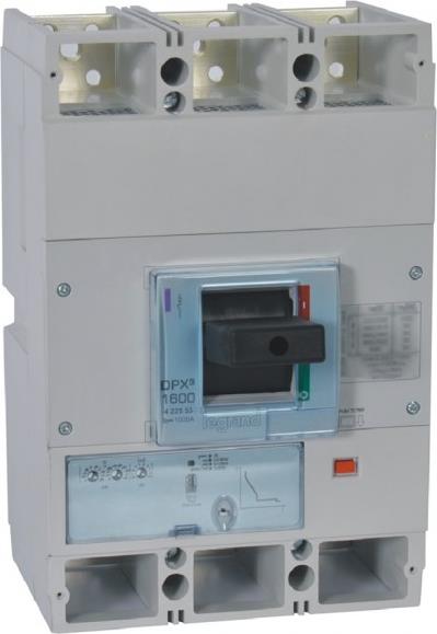Автомат DPX3 1600 електронна защита S1 3P 1000A 50кA регулируем (In x 0.4...1) Legrand, LEGRAND НИСКО НАПРЕЖЕНИЕ, 422553