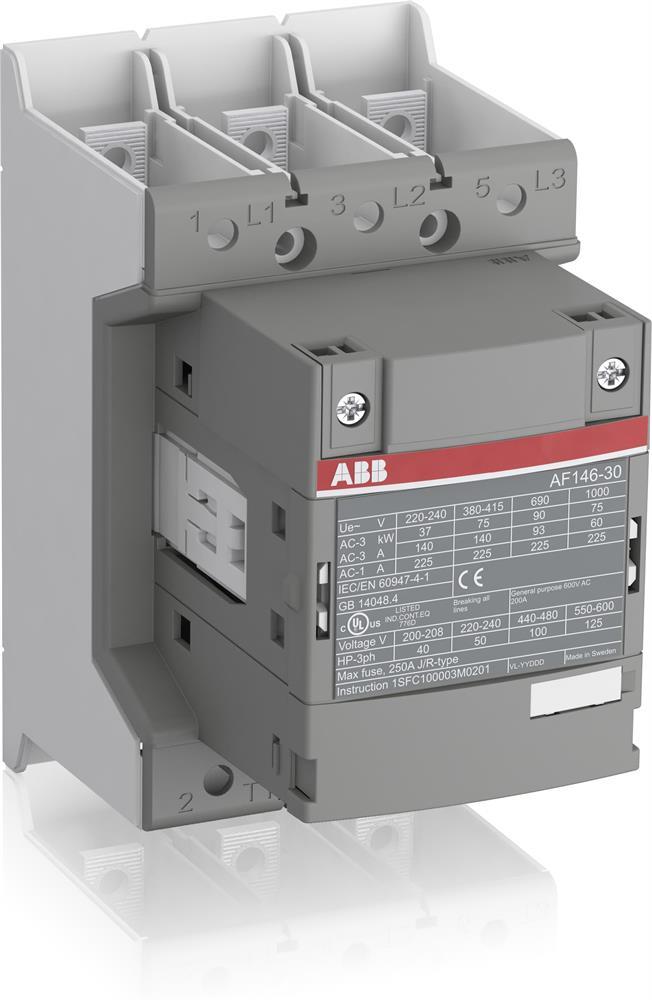 Контактор AF146-30-00B 3P 75kW (146A AC-3) 48...130V 50/60Hz ABB, 1SFL467002R1200