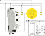 Стълбищен автомат, 1x 0.5m-10m, PT, 1c/o 16A, 230Vac, 1DIN, Elko EP, ELKO EP, CRM-4/230V