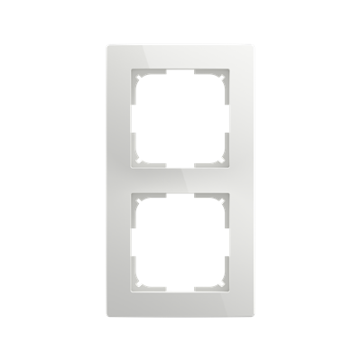 Рамка 2х цвят БЯЛ New Basic 55 ABB, 2CKA001725A1409
