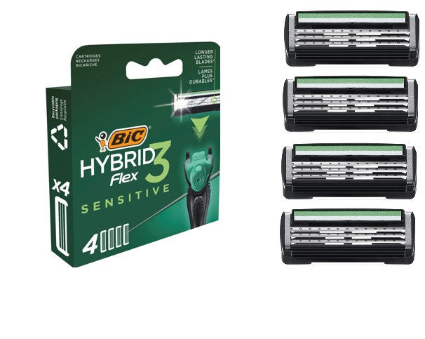 НОЖЧЕТА FLEX 3 HYBRID SENSITIVE БЛ4 BIC