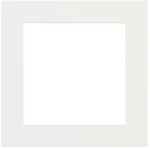 Рамка 1х 55x55 FF/Linea71 Fenix White Malè EKINEX, EK-PQG-FBM