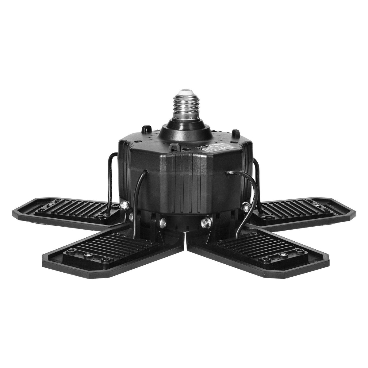 Работна лампа RIGEL LED 5-крилна сгъваема лампа за работилница, E27 55W, 6500К, 4950lm - WL-10, VIRONE