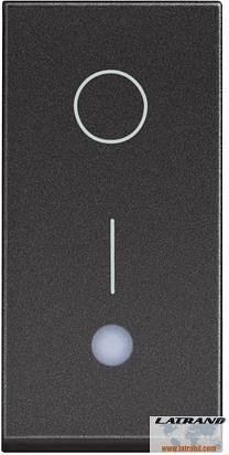 Бойлерен ключ 2P 1 мод. 16A с LED индикация цвят Черен Classia Bticino - RG4002L
