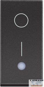 Бойлерен ключ 2P 1 мод. 16A с LED индикация цвят Черен Classia Bticino - RG4002L