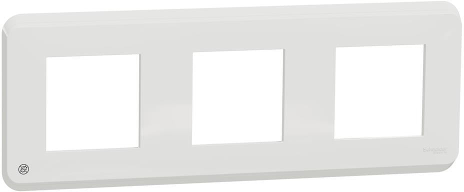Лицева рамка 3х Антибактериална Unica Pro SE, SCHNEIDER ELECTRIC, NU400620
