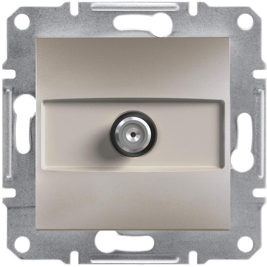 Розетка F конектор 1dB цвят Бронз Asfora SE, SCHNEIDER ELECTRIC, EPH3700169