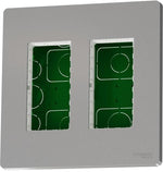 Моноблок за скрит монтаж 2x4 мод. цвят Алуминий Unica System+ SE, SCHNEIDER ELECTRIC, NU172430