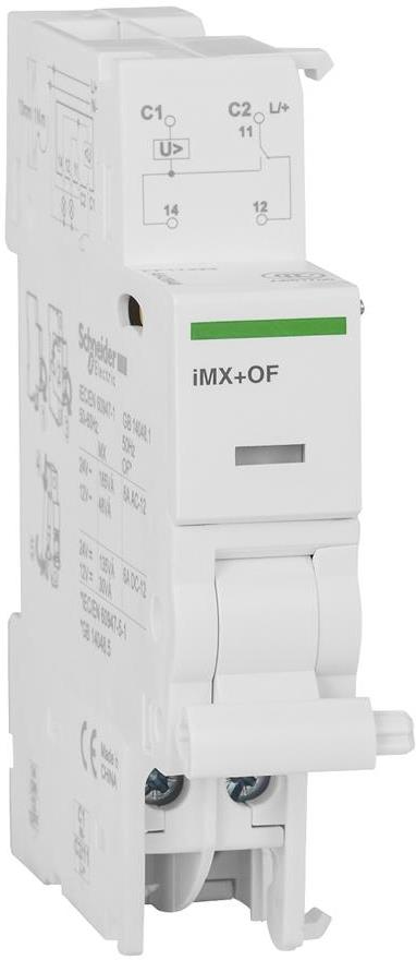 Независим напреженов изключвател /шунт/ Acti 9 iMX+OF 12…24Vac/dc SE, SCHNEIDER ELECTRIC НИСКО НАПРЕЖЕНИЕ, A9A26948