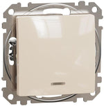 Еднополюсен ключ с подсветка цвят Крем Sedna SE, SCHNEIDER ELECTRIC, SDD112101L